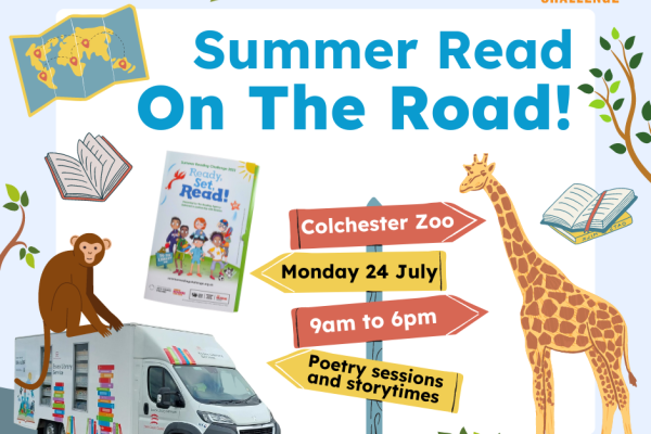 Essex Libraries Summer Read comes to Colchester Zoo!